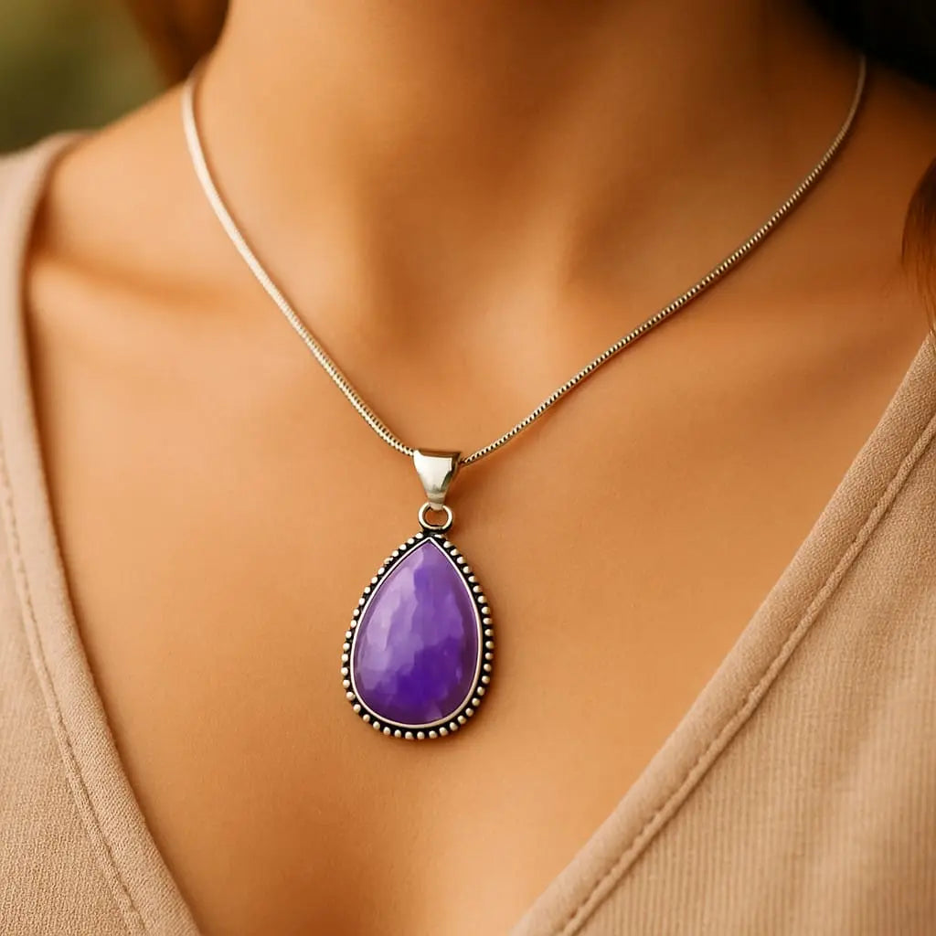 Amethyst Healing Pendant