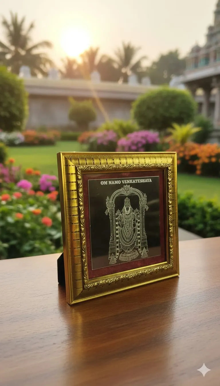 Bhagwan Venkateshaya Frame in Metal Plate