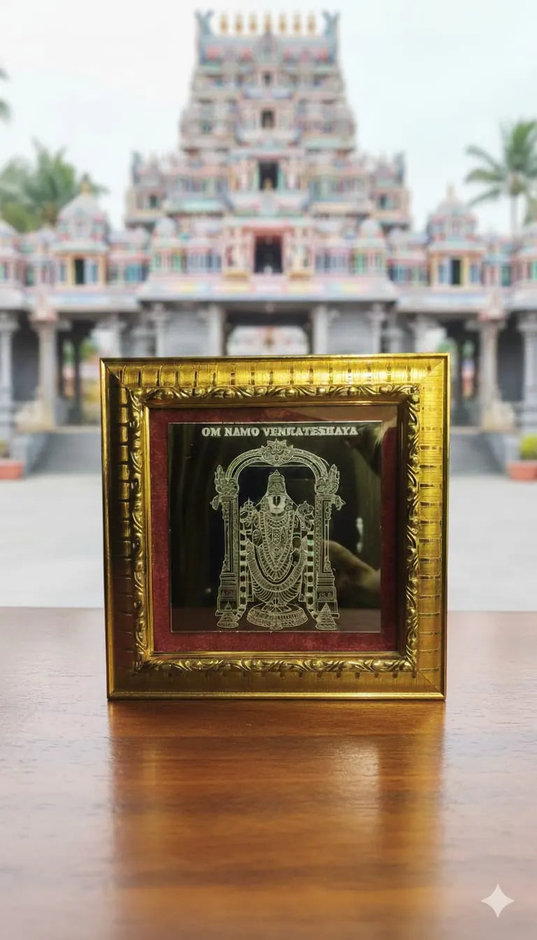 Bhagwan Venkateshaya Frame in Metal Plate