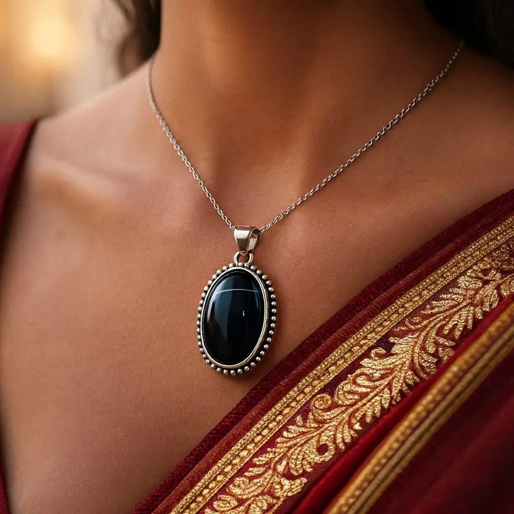 Black Onyx Protection & Power Pendant
