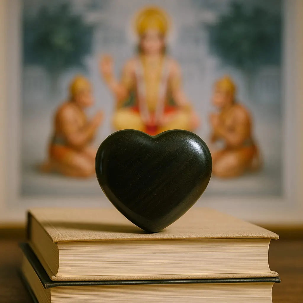 Black Tourmaline Healing Heart