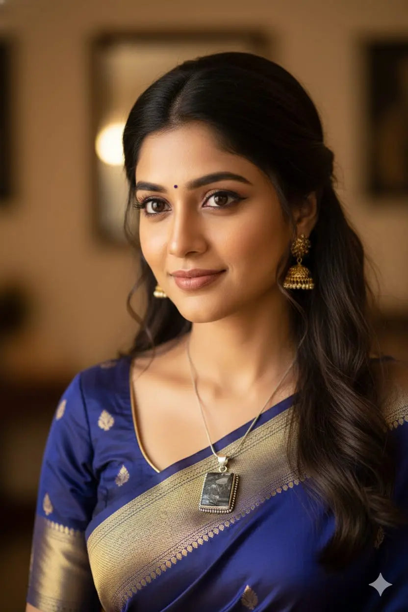 Raw Black Tourmaline Pendant