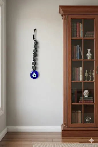 Black Tourmaline Evil Eye Protection Hanging