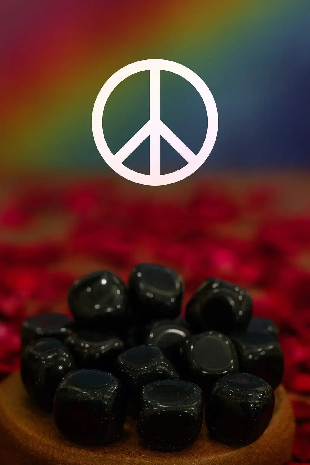 Natural Black Onyx Tumbled Stones