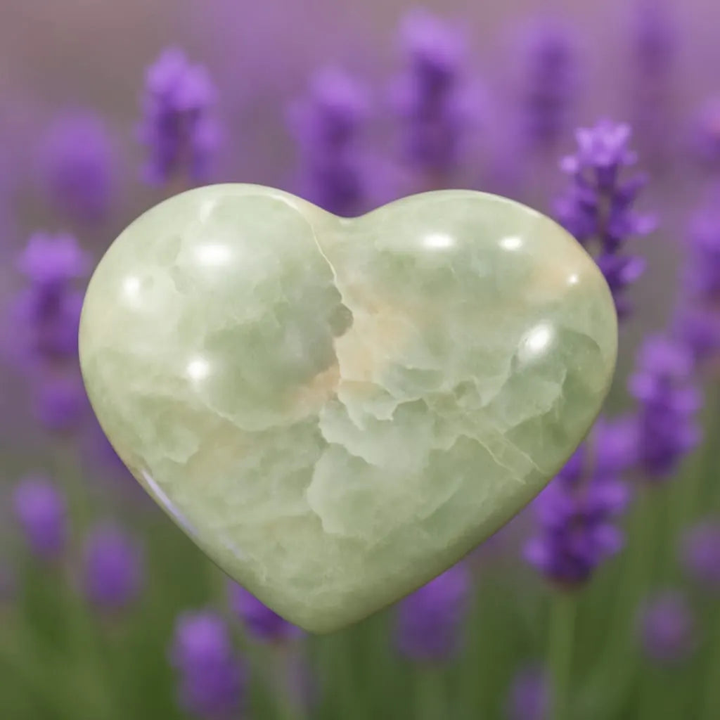 Green Aventurine Heart