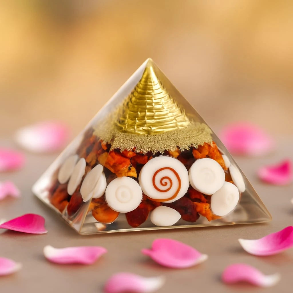 MahaLakshmi Orgonite Pyramid