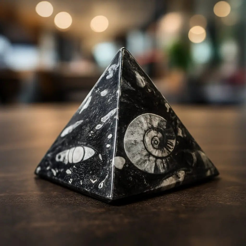 Orthoceras Stone Pyramid