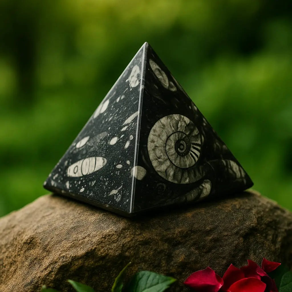 Orthoceras Stone Pyramid