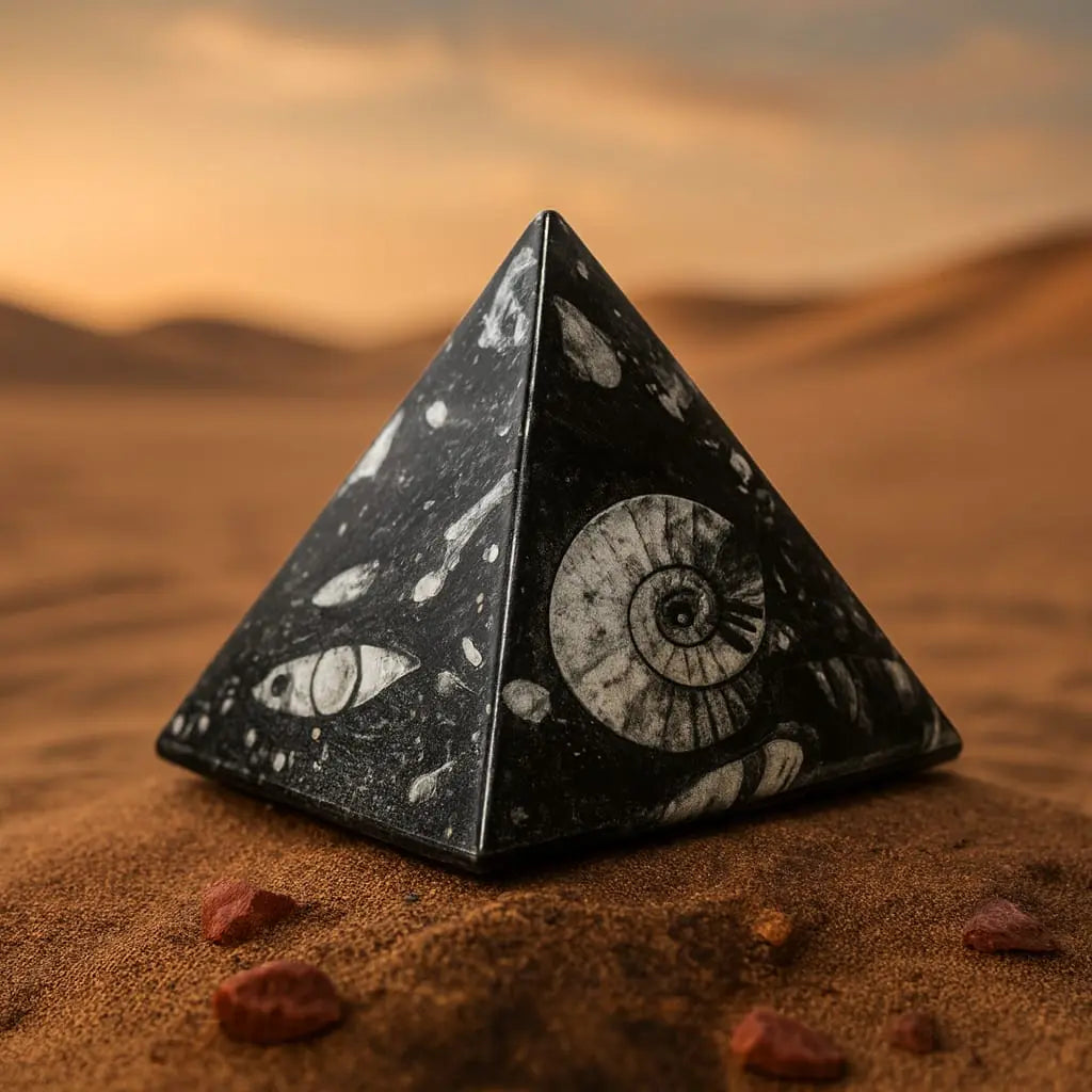 Orthoceras Stone Pyramid