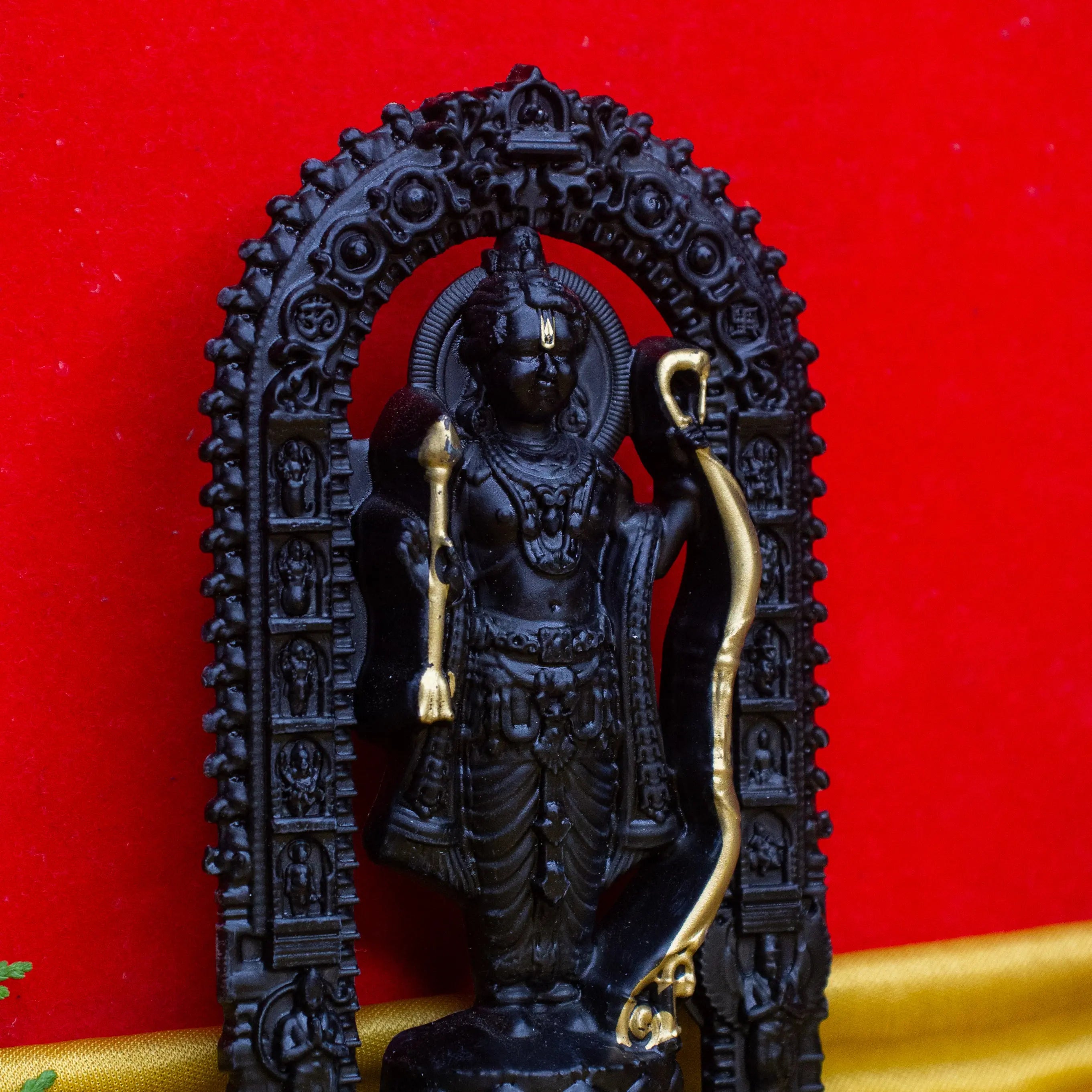 Shri Ram Ji Idol (Matte Black)