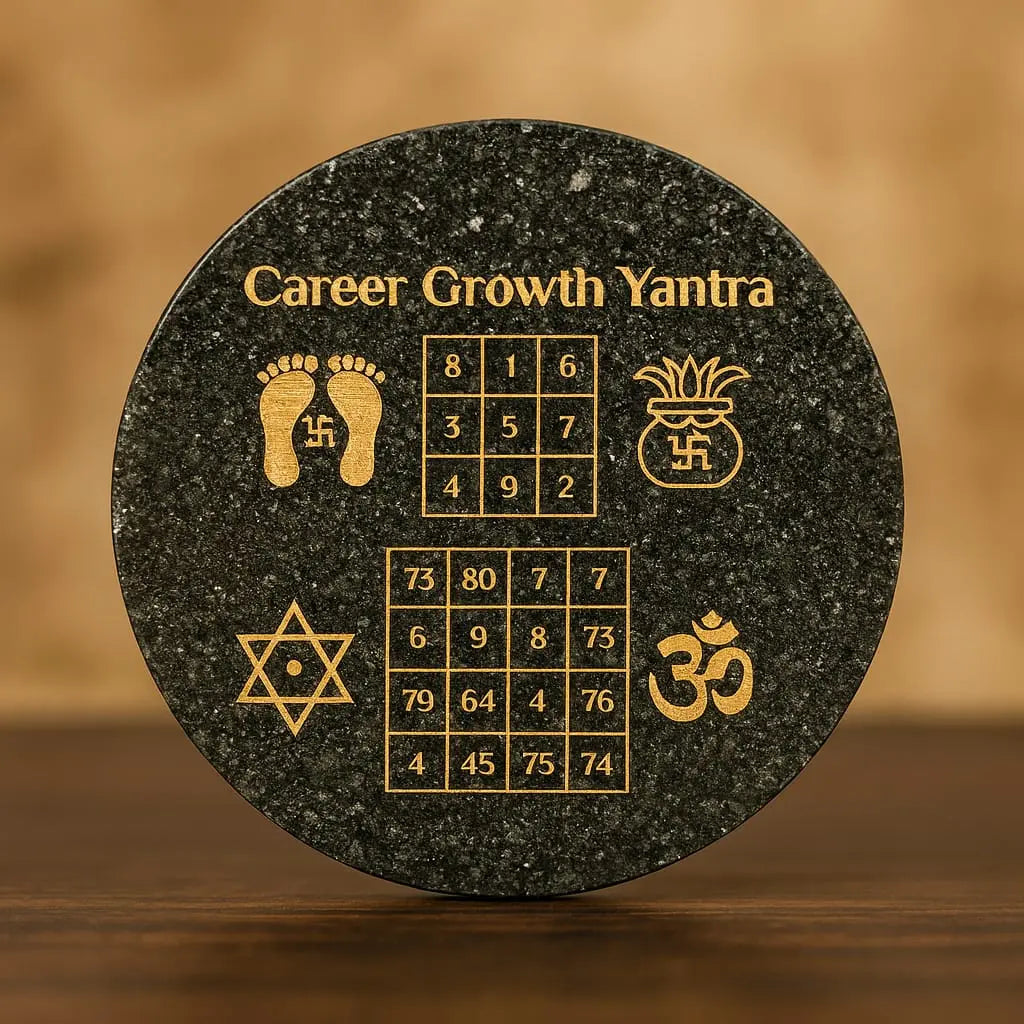 Career Growth Pyrite Coaster