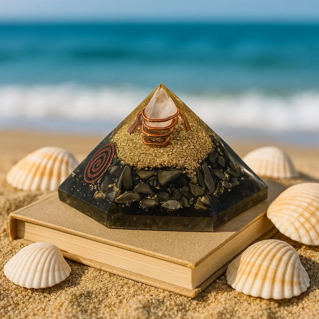 Pyrite Orgonite Pyramid