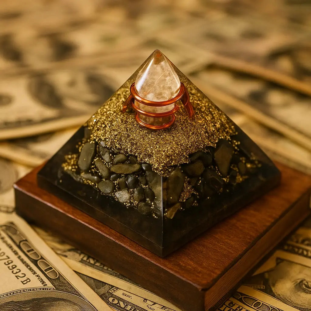 Pyrite Orgonite Pyramid