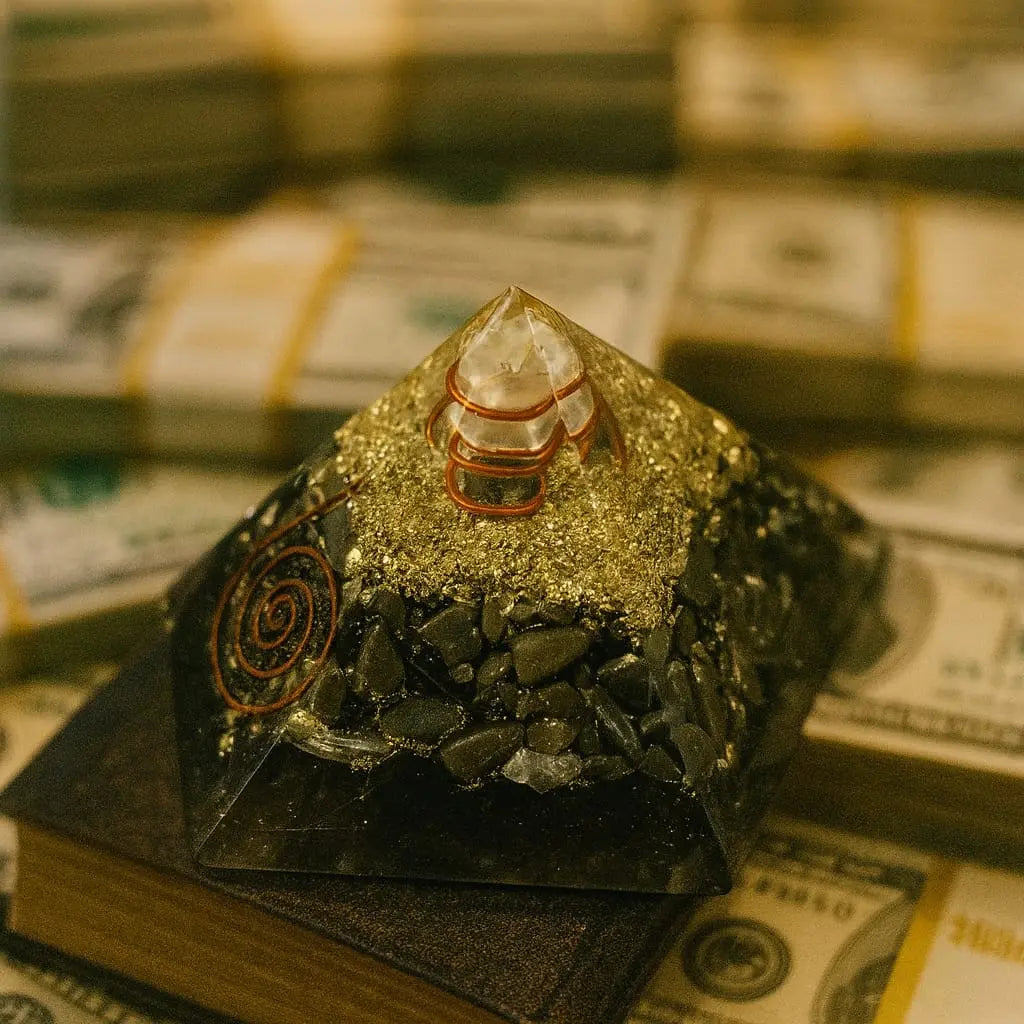 Pyrite Orgonite Pyramid