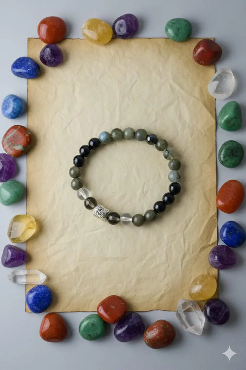 Rahu Power Transformation Mulank 4 Bracelet