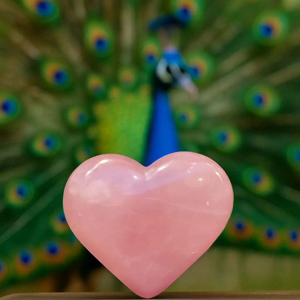 Rose Quartz Healing Sphere/Ball With Stand