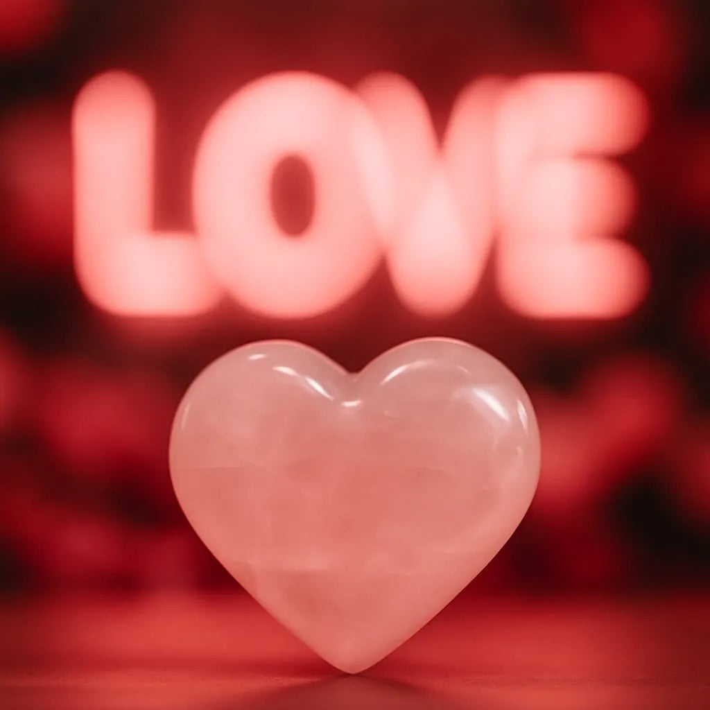 Rose Quartz Healing Sphere/Ball With Stand