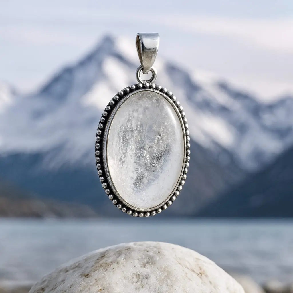 Selenite Protection & Aura Cleansing Pendant