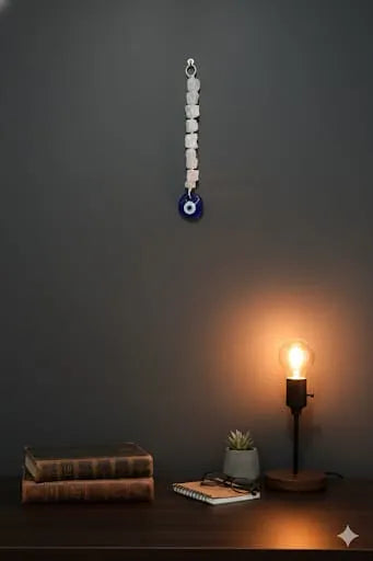 Selenite Evil Eye Protection Hanging