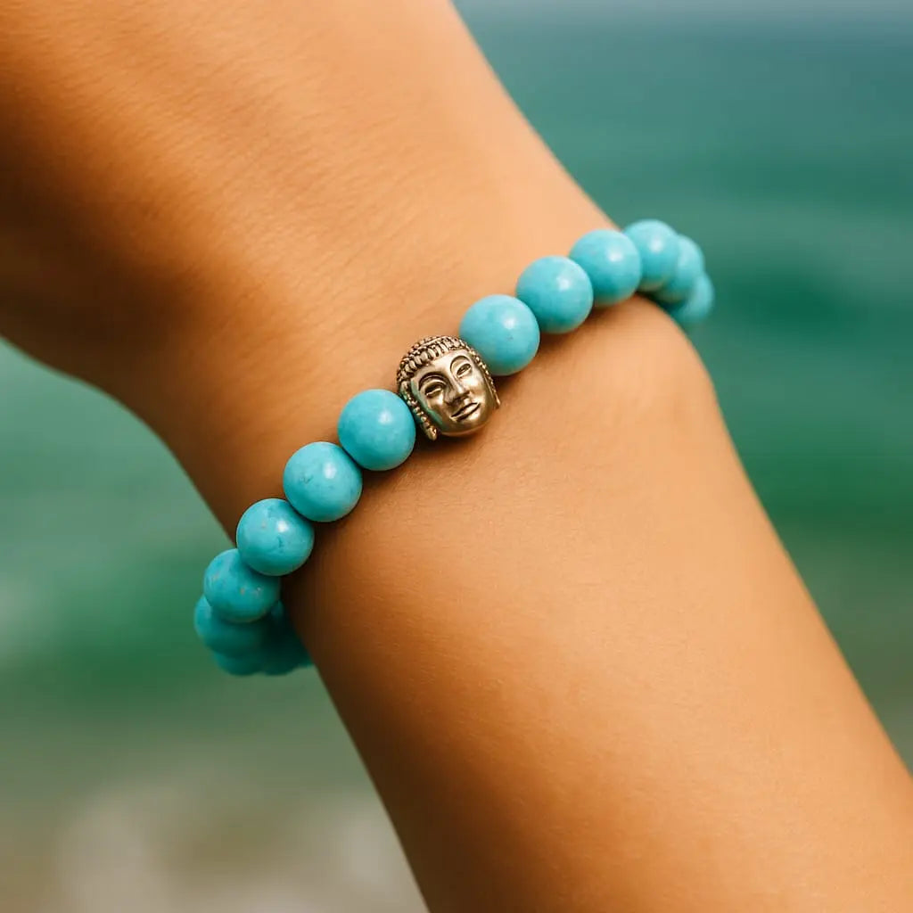 Natural Turquoise(Firoza) Protection Bracelet