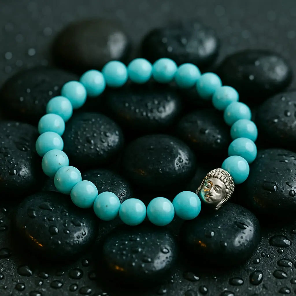 Natural Turquoise(Firoza) Protection Bracelet
