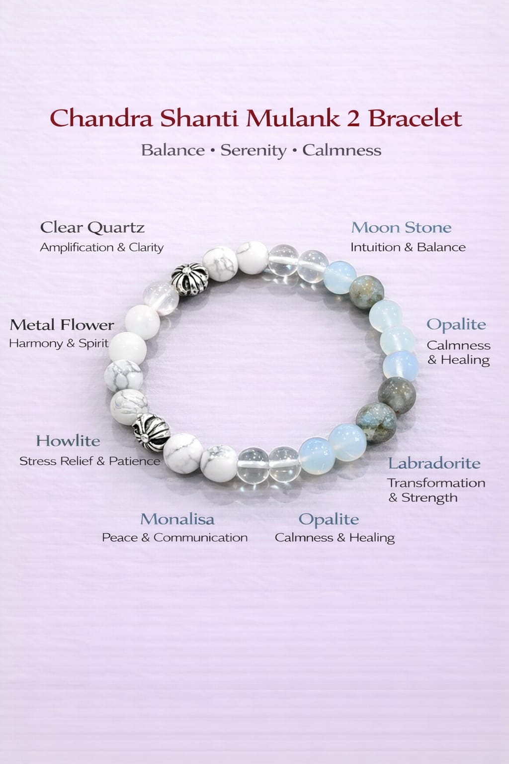 Chandra Shanti Mulank 2 Bracelet