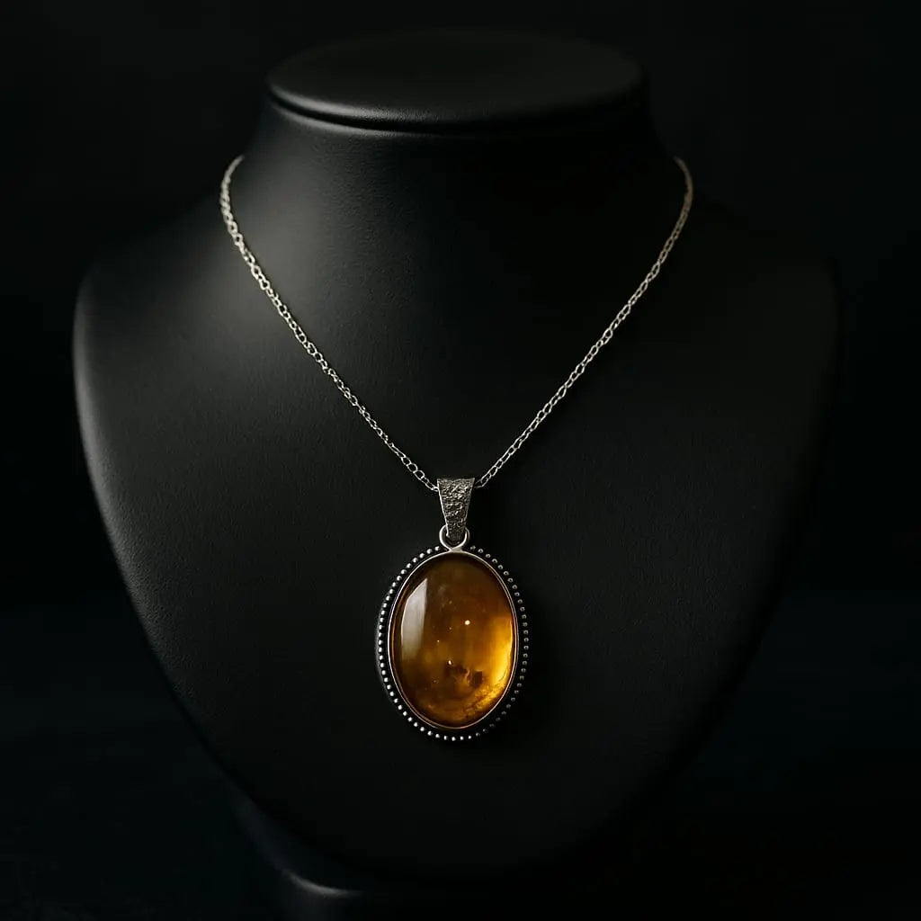Citrine Money Magnet Pendant