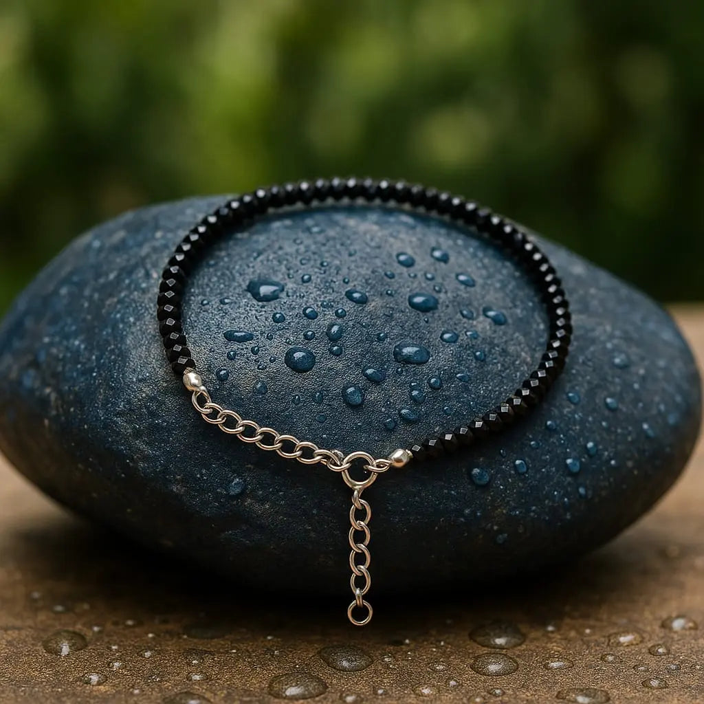 Black Tourmaline Protection Anklet