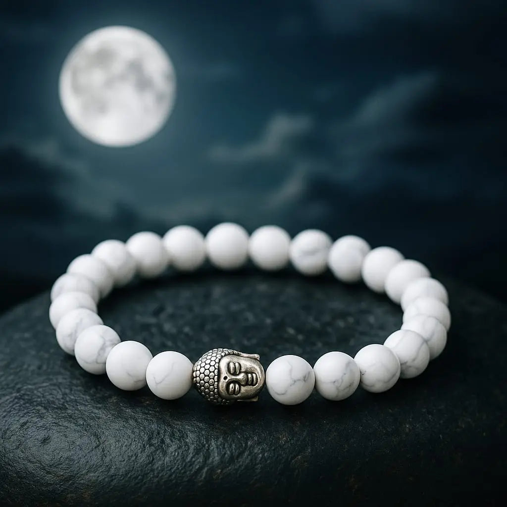 Howlite Stress Relief Bracelet