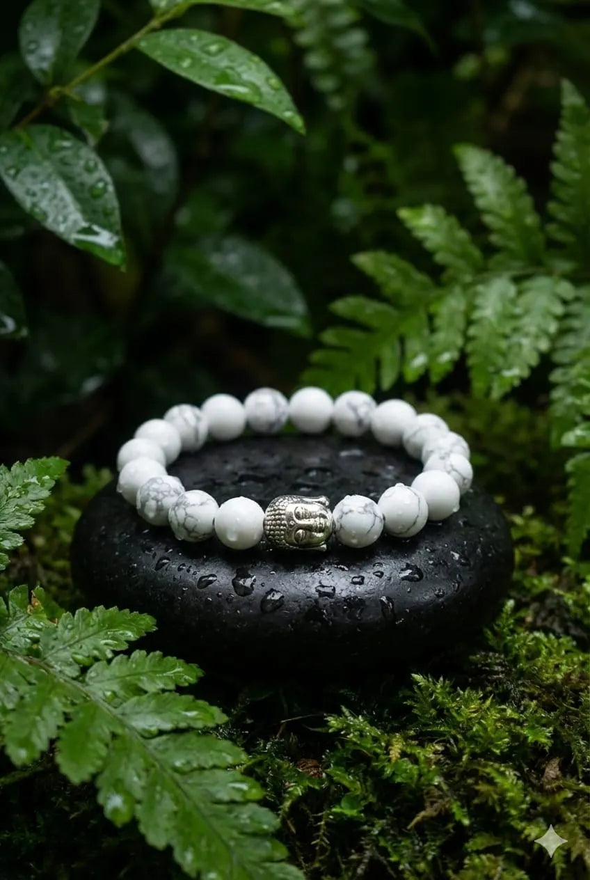 Howlite Stress Relief Bracelet