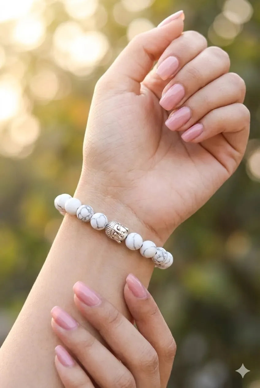 Howlite Stress Relief Bracelet