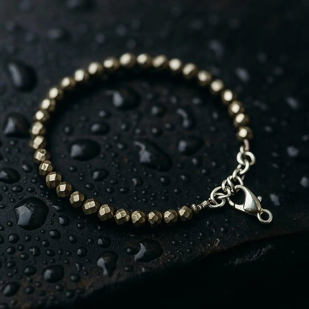 Pyrite Money Magnet Anklet