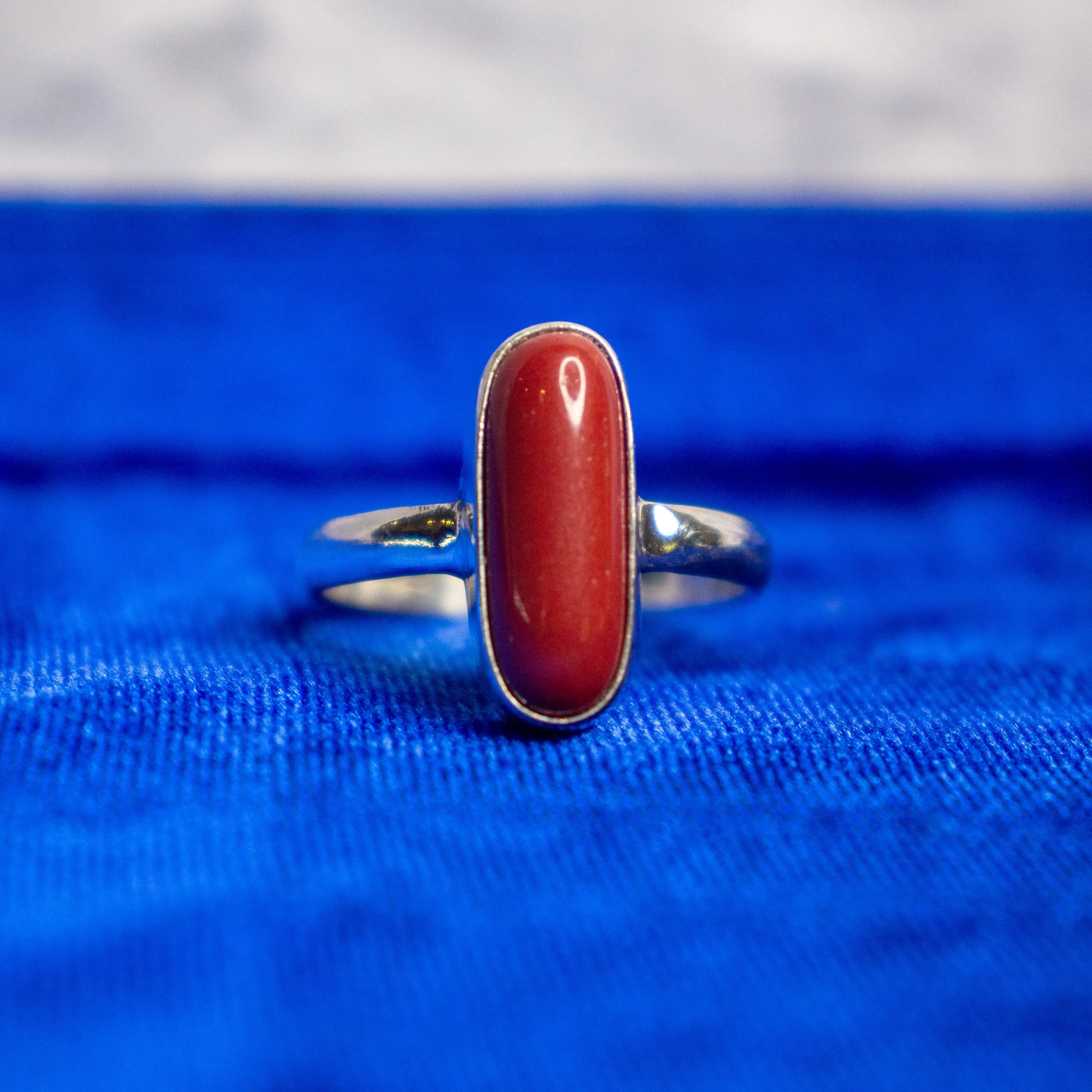 Red Jasper Strength & Protection Ring