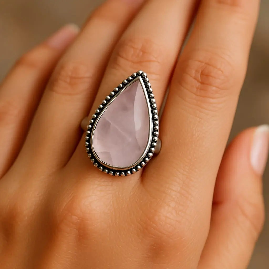 Rose Quartz Love & Harmony Ring